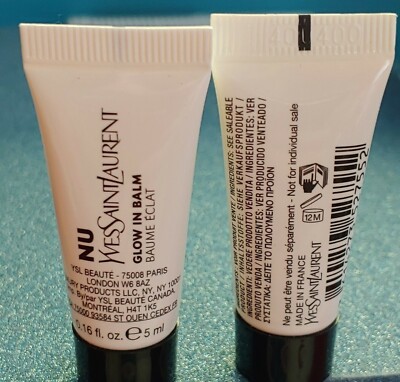 2x YVES SAINT LAURENT YSL NU Glow in Balm Face Priming Moisturizer