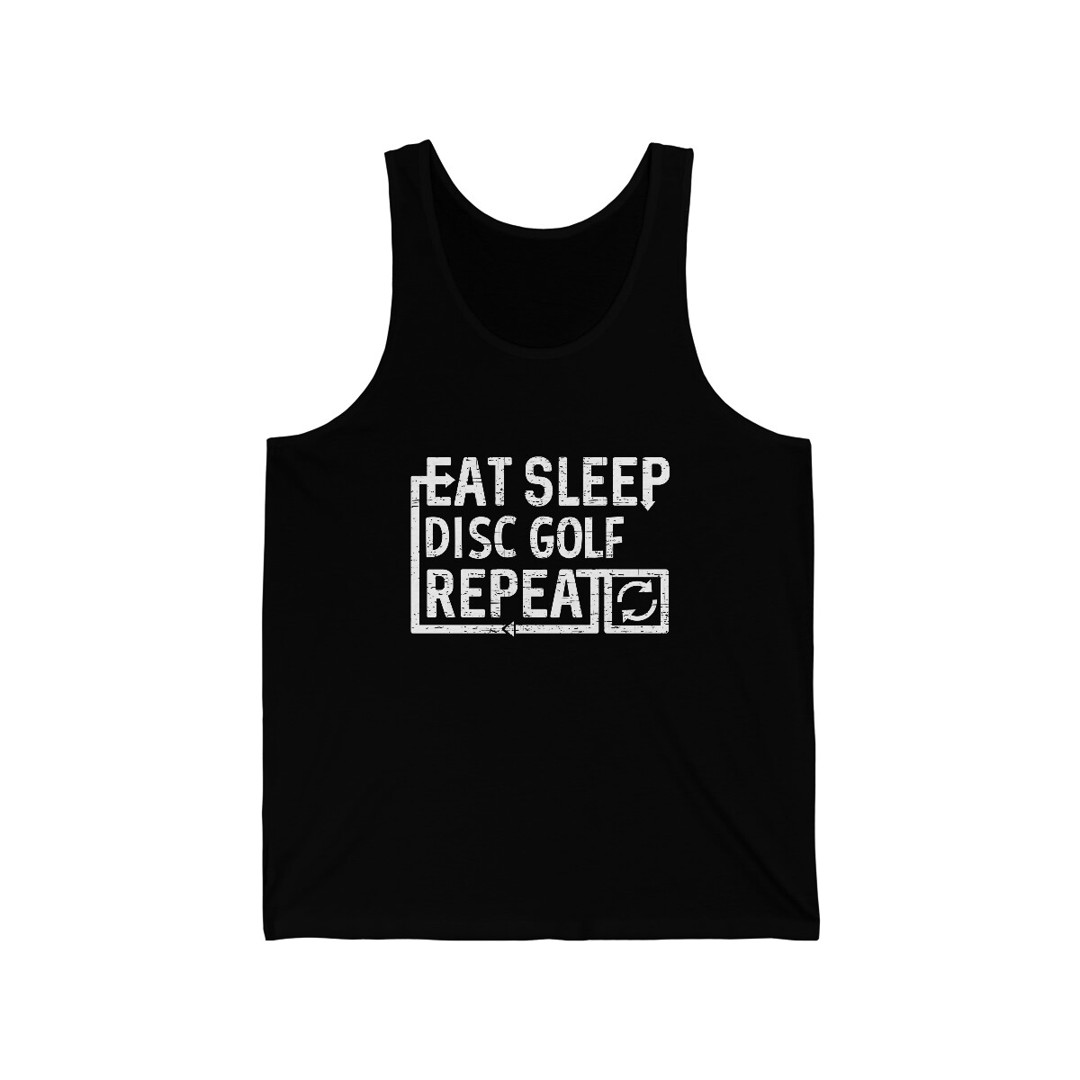 Eat Sleep Disc Golf Unisex Tank Top