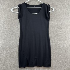 Talbots Women's Dress Size Small Black Sleeveless Pullover Scoop Neck Stretch