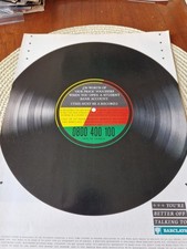 Barclays 1990 Print Advert Magazine Ad LP Record Print Banking