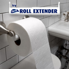 Charmin Roll Extender Toilet Paper Holder Adapter Bathroom Tissue Roll Mount