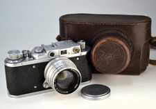 FULLY SERVICED NEW CURTAINS 1953 USSR "ZORKI 1" RF camera  JUPITER-8 lens M39