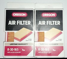 (2) Oregon 30-165 Paper Air Filter, for Kohler Courage XT Series engines