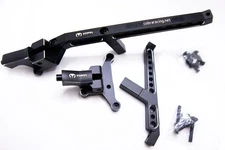 Cobra Racing Traxxas Sledge Aluminum Front + Rear Chassis Brace Combo – Black
