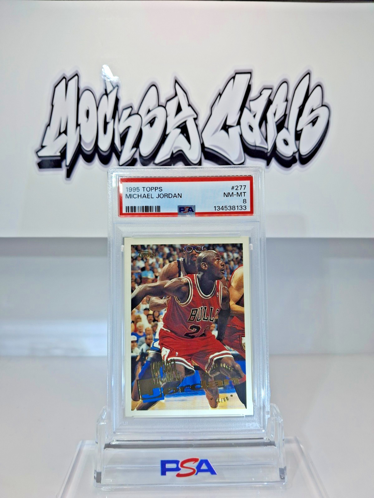 1995 TOPPS #277 CHICAGO BULLS MICHAEL JORDAN NM-MINT 8