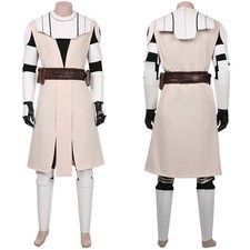 Obi- Wan Kenobi Cosplay Costume Coat Uniform Outfits Carnival Suit