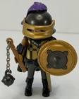Playmobil 4602 Knight In Armor Gold Vintage 2002 Loose Figure - Complete Set