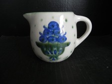 M.A. HADLEY POTTERY “BOUQUET” Hand-Painted 12 oz Pitcher - Folk Art