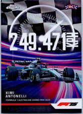 2025 Topps Chrome Formula 1 #TS-4 Top Speed Kimi Antonelli RC Card Mercedes