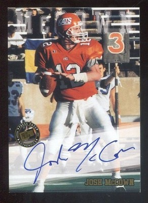 Josh McCown 2002 Press Pass AUTOGRAPH (SHSU - SAM HOUSTON STATE BEARKATS)