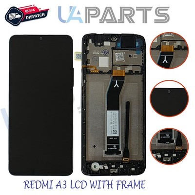 For Xiaomi Redmi A3 23129RN51X 23129RN51H LCD Display Touch Screen With Frame