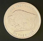 LIBERTY INDIAN HEAD BUFFALO DESIGN 1 Oz .999 Silver Round Bullion