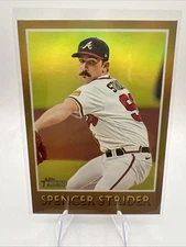 2024 Topps Heritage-1975 Baseball Sensations Spencer Strider #75BS-17 Gold Foil