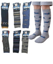 6 Paia Enrico Coveri  Calze Lunghe Bimbo/Ragazzo Caldo Cotone Invernali