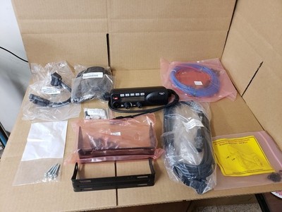 EF Johnson 5300 ES Radio Installation Kit W. Control head + Accessories Mic, Etc