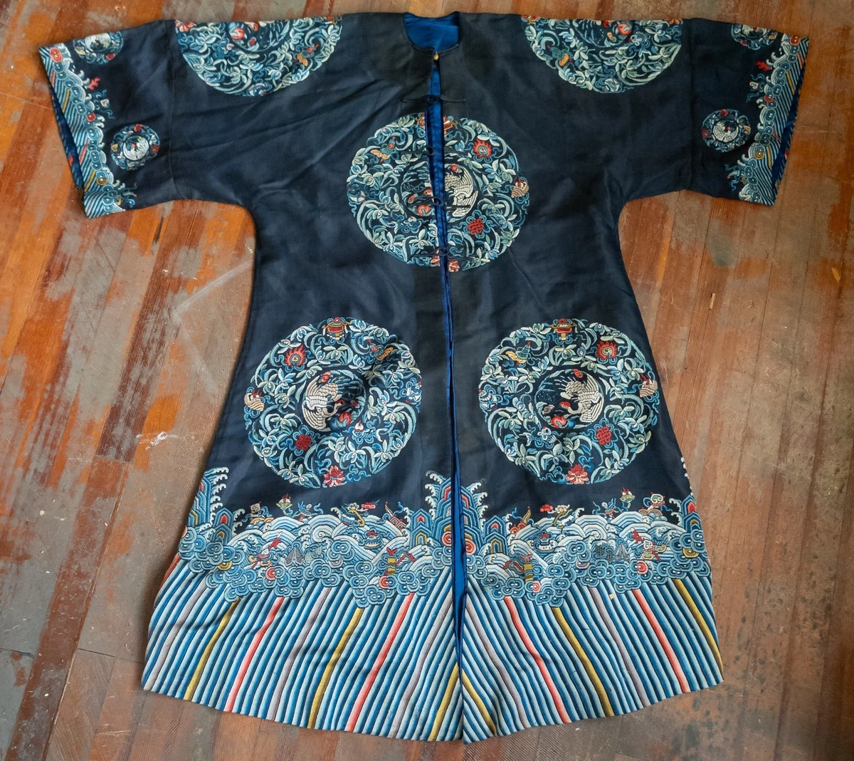 古布　アンティーク　アジア Multi-Color 1850-1899 Antique Chinese Robes & Textiles for sale | eBay
