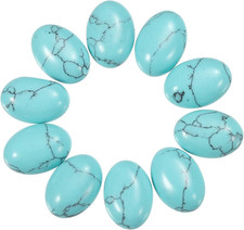 Flat Oval Stone,Oval Cabochons Stones 14Mm X 10Mm Natural Stone Cabochons for Je