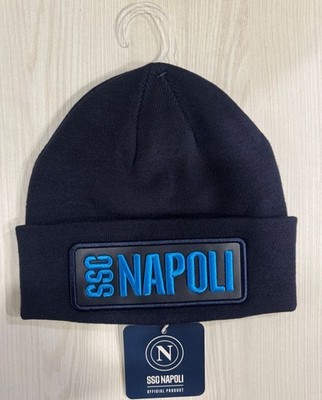 Wollmütze Ssc Neapel Enzo Castellano Zuccotto Blau Wappen Mode Mütze