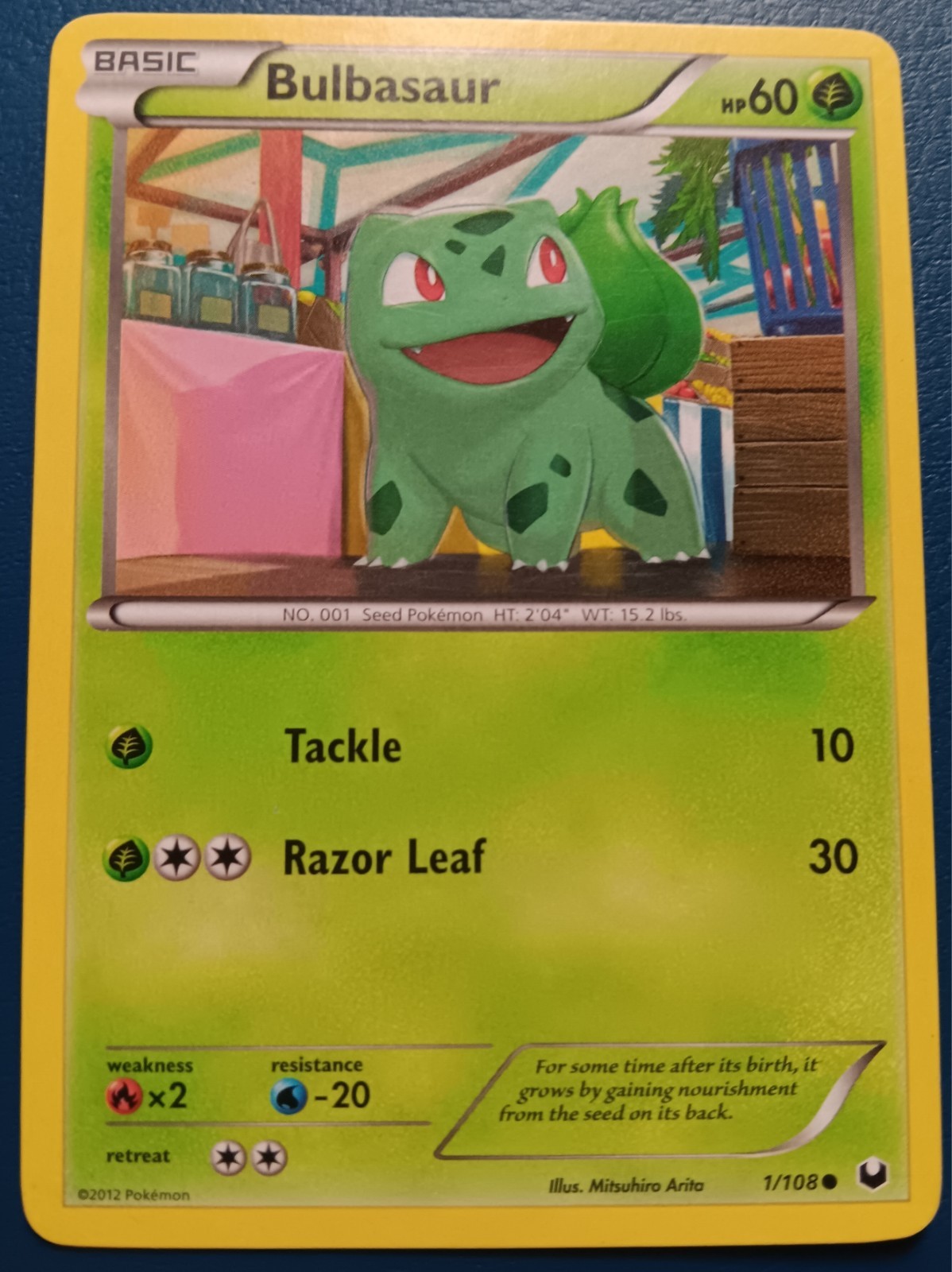 Pokemon - Bulbasaur 1/108 - BW Dark Explorers - 2012 - Regular LP