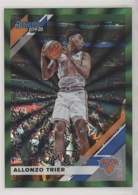 2019-20 Panini Donruss Holo Green Laser /99 Allonzo Trier #138 ng3