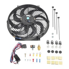 14 Inch Slim Fan Push Pull Electric Radiator Coolingthermostat Relay Mount Kit 14 Inch Slim Fan Push Pull Electric Radiator Coolingthermostat Relay Mount Kit
