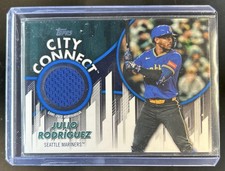 2026 Topps Julio Rodriguez City Connect Swatch Jersey Blue #/150