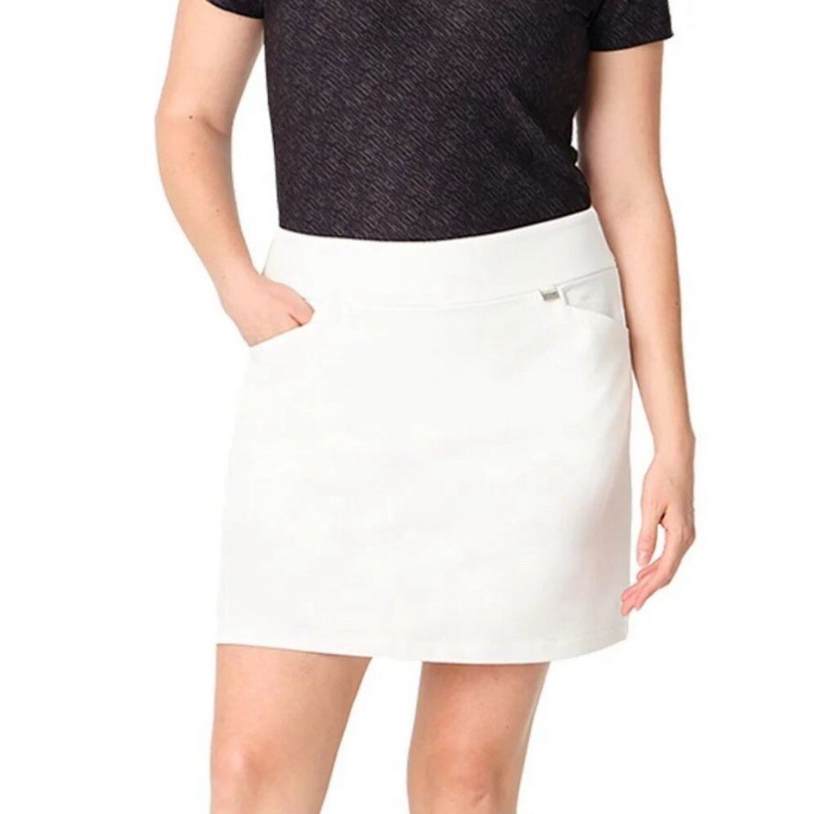 greg norman Solid white Active Athletic mini skor… - image 1