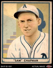 1941 Play Ball #44 Sam Chapman Athletics 3 - VG