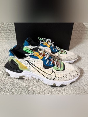 Nike React Vision D/MS/X CZ7870-001 Phantom br Green Abyss Men's Size 10.5