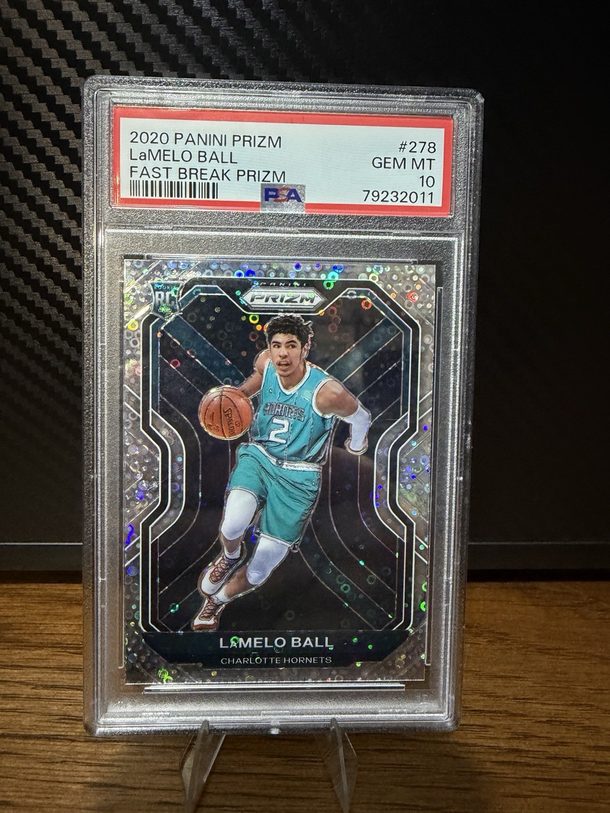 2020 Panini Prizm Lamelo Ball Fast Break Variation PSA 10 rookie