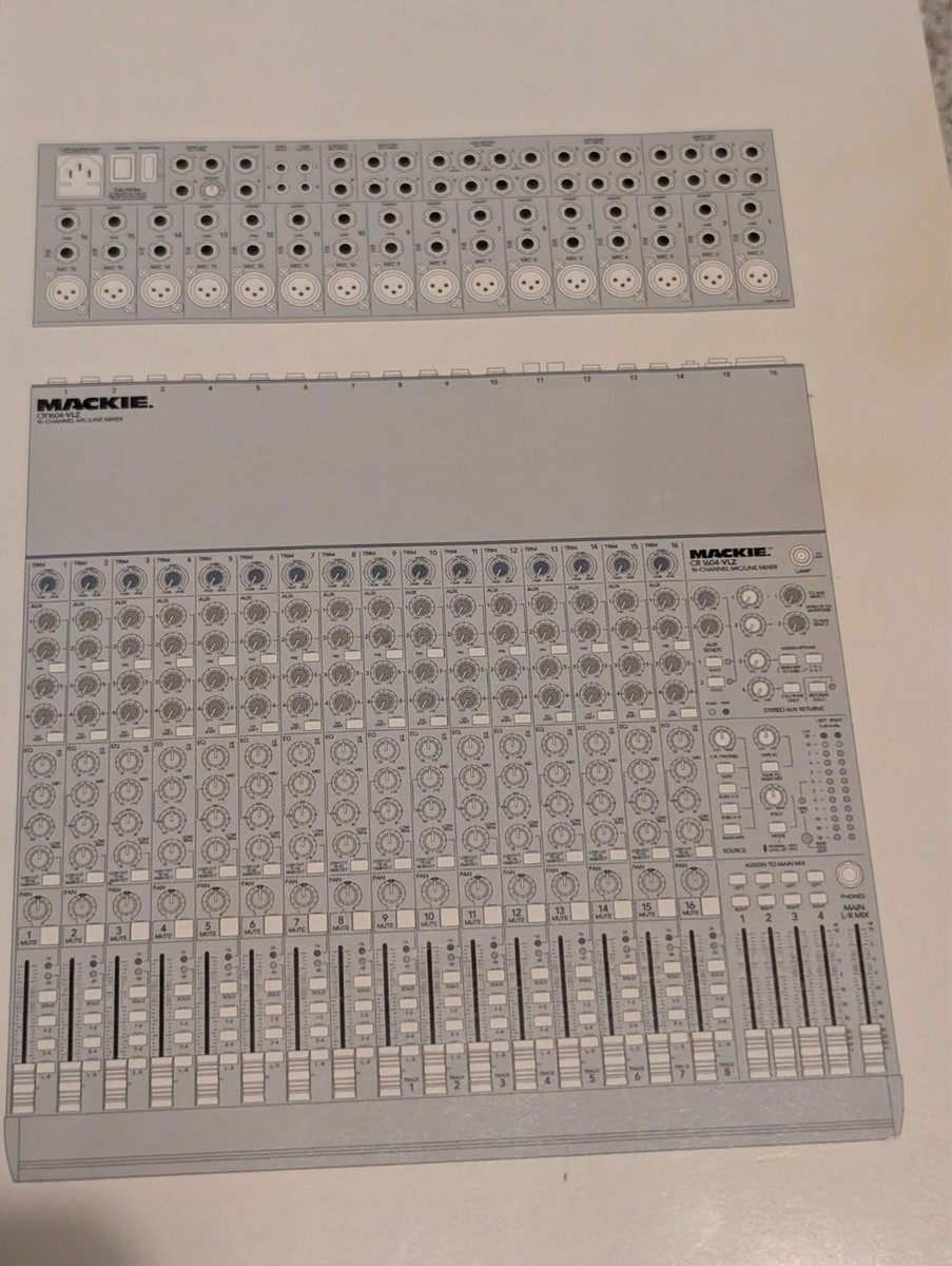 as Is Mackie Cr1604 VLZ 16 Channel Line Mixer for sale online | eBay
