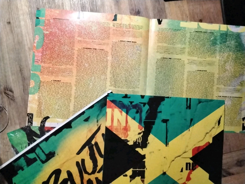 2 LP Buju Banton - Upside down 2020 - Reggae - Red Orange Black Splatter / NEU - Bild 3 von 4