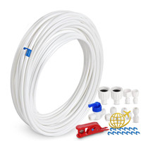 15M KüHlschrank Wasserzulaufleitung Universal Anschluss-Set 1 4