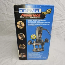 Dremel Advantage Plunge Router Attachment For High Speed Rotary Saw NEW