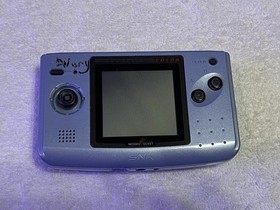 Rare Neo Geo Pocket Color Console Platinum Blue Video Game SNK Tested & Works
