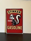 Hi Gloss! Idaho Stinker Gasoline Vintage Style Metal Sign Advertising Gas Oil