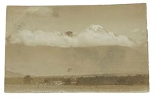 Popocatépetl Volcano Real Photo ~ Mexico ~ Antique 1910s RPPC Postcard