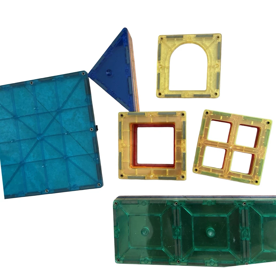 Magnetic Tiles 55 Piece Car Set Magnetic Building Tiles - Image 4 of 4