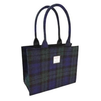 Glen Appin of Scotland 100% Harris Tweed 'Glencoe' Large Tote