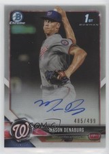 2018 Bowman Draft Chrome Pick Refractor 485/499 Mason Denaburg #CDA-MD Auto 0m0x