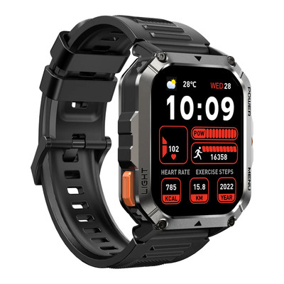 Blackview W70 Pro Rugged Smartwatch 900mAh 20 Day Battery Compass Flashlight