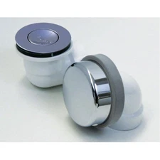 Watco 901-PF-PVC-CP 1-7/8" PVC Bath Waste Half Kit Chrome Plated