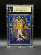 2019 Panini Prizm #129 LeBron James Blue Fast Break /175 BGS 9.5