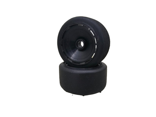 BSR (Orange) Featherweight black wheels for 1/10 pan car