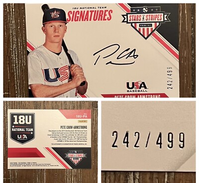 MLB Signed Baseball Pete Crow-Armstrong Signed Baseball - Chicago