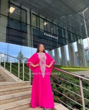 SALE New Moroccan Dubai Kaftans Farasha Abaya Dress Very Fancy Long Gown SE 1159