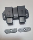 Black Magnetic Catch, open and close doors with no handles, Glass cabinet Doors