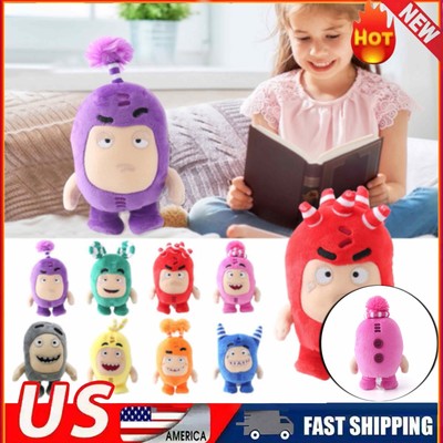 18cm Kawaii Cartoon Oddbods Plush Kids Toy Doll Soft Pogo Bubbles Jeff Slick Toy