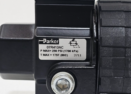 PARKER 07R413AC, 3/4" AIR PRESSURE REGULATOR - Picture 7 of 7