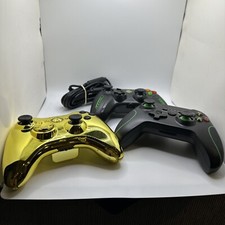 Lot Of 3 Aftermarket Xbox 360 Controllers 